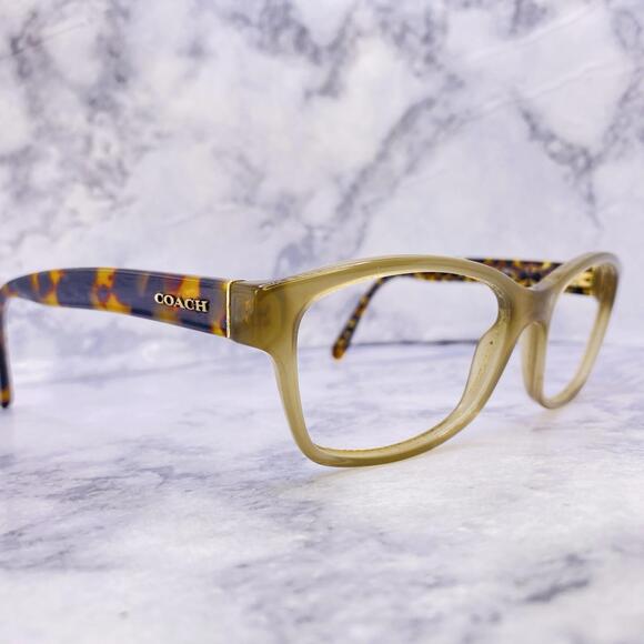 Coach Eyeglasses Sunglasses HC 6116 5508 Olive 54 [] 16 135 Tortoise Gold Olive - Picture 3 of 9